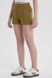 Short Mujer Sastrero Verde Olivo