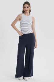 Polera Mujer Body Basic Blanco / Negro