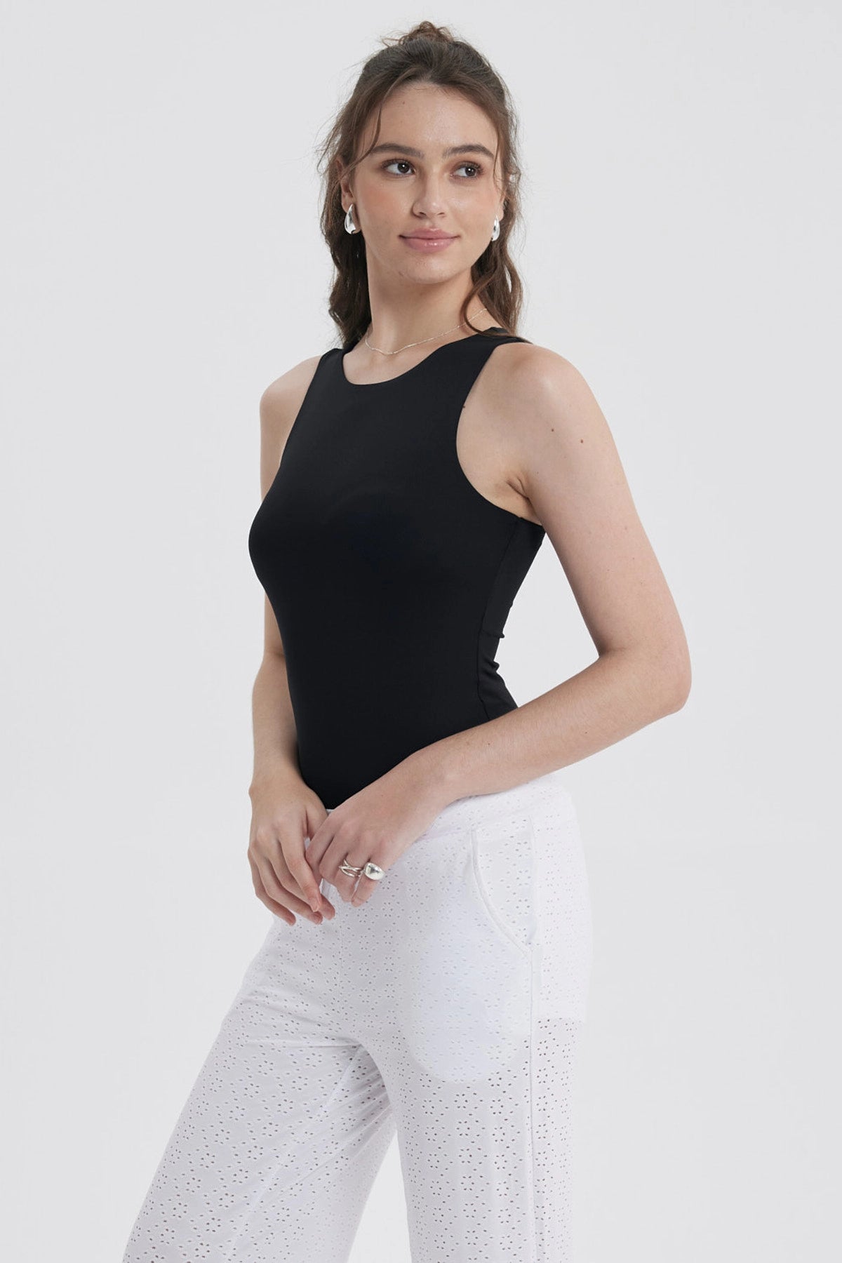 Polera Mujer Body Basic Negro