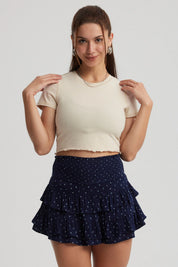 Polera Mujer Juvenil Beige Claro