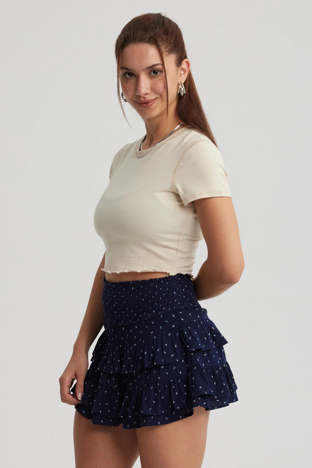 Polera Mujer Juvenil Beige Claro