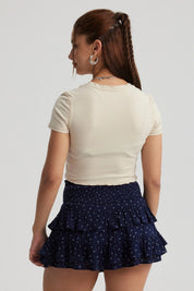 Polera Mujer Juvenil Beige Claro