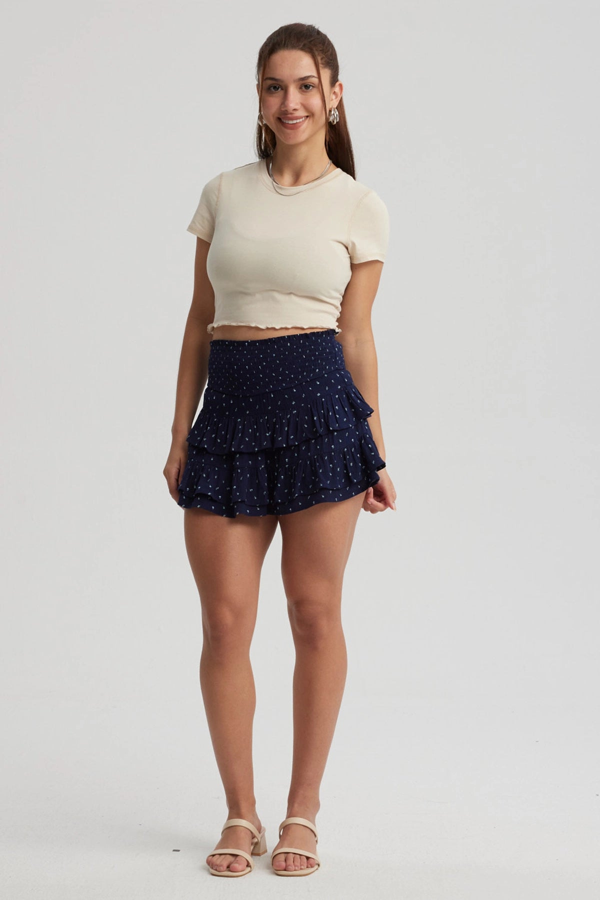 Polera Mujer Juvenil Beige Claro