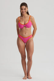 Traje de Baño Mujer Vivo Contraste Fucsia