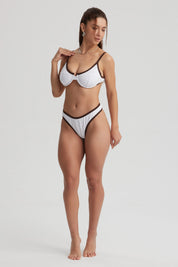 Traje de Baño Mujer Calzón Bikini Vivo Blanco