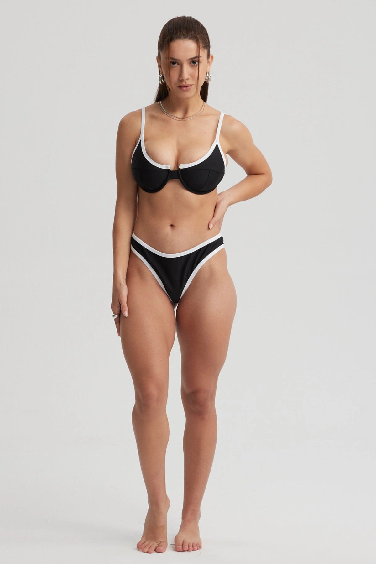 Traje de Baño Mujer Calzón Bikini Vivo Negro