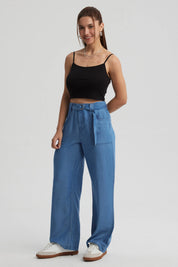 Peto Mujer Crop Rib Negro