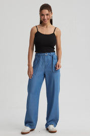 Peto Mujer Encaje Crop Negro