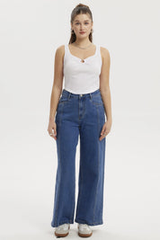 Polera Mujer Argolla Blanco