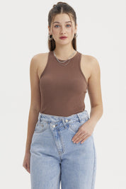 Peto Mujer Musculosa Cafe