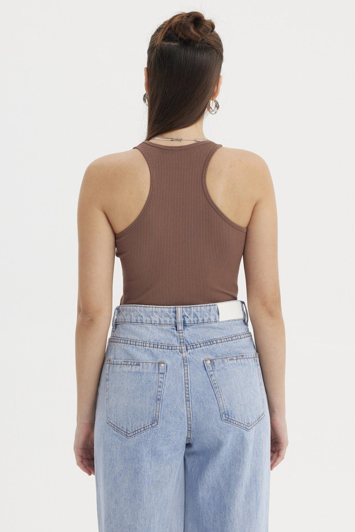 Peto Mujer Musculosa Cafe