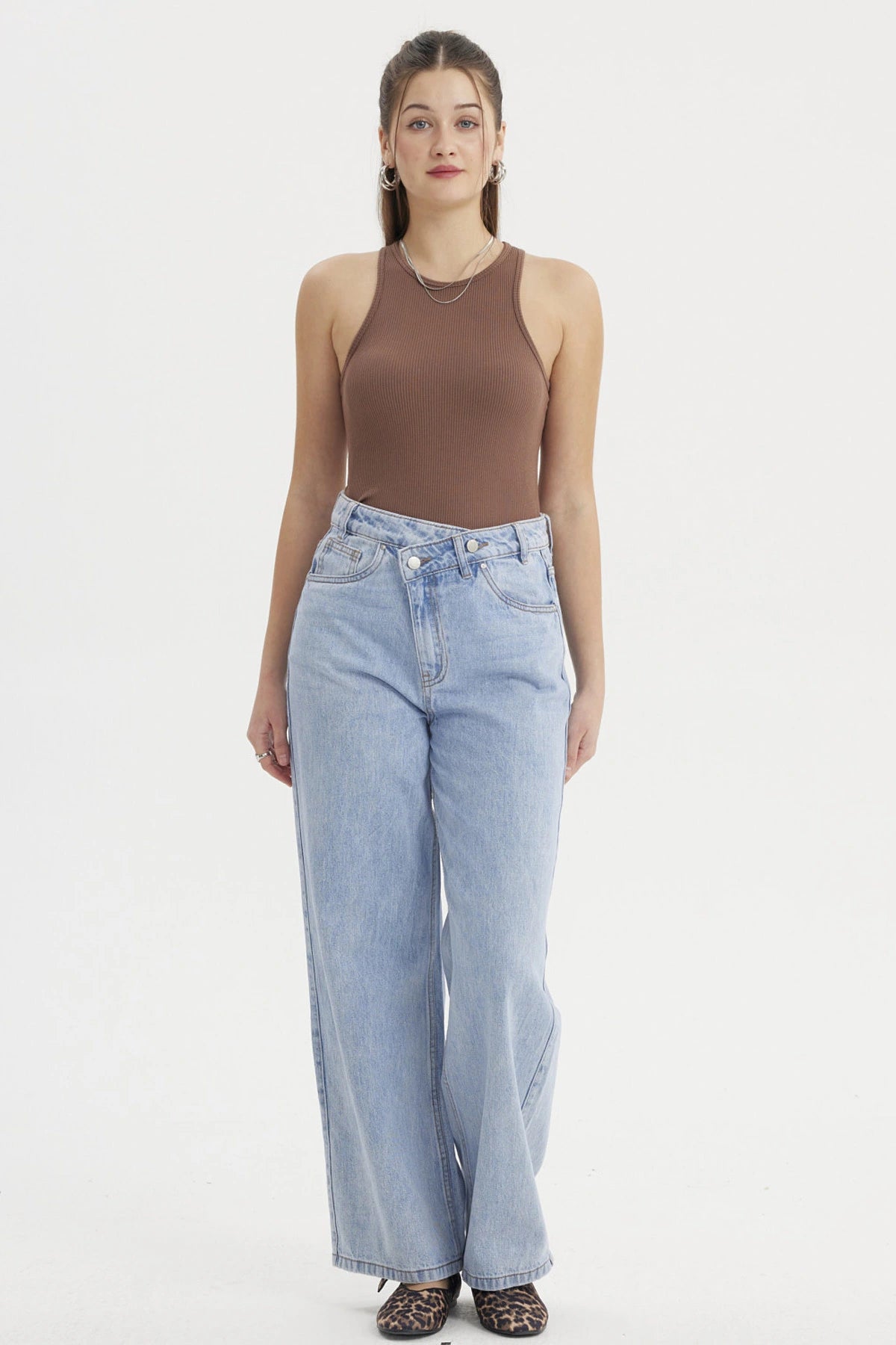 Peto Mujer Musculosa Cafe