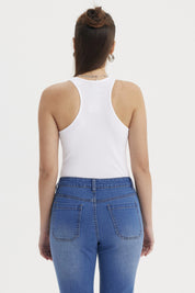 Peto Mujer Musculosa Blanco