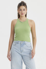 Peto Mujer Musculosa Verde Claro