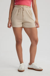 Short Mujer Lazo Beige Claro