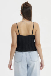 Peto Mujer Texturizada Negro