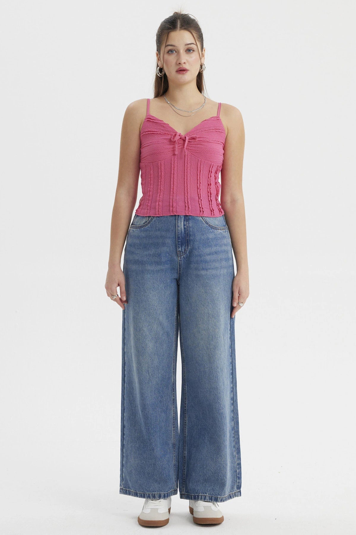 Peto Mujer Texturizada Rosado