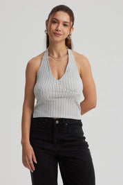 Polera Mujer Textura Blanco