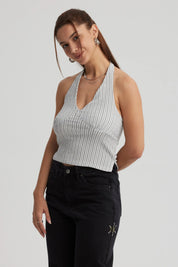 Polera Mujer Textura Blanco