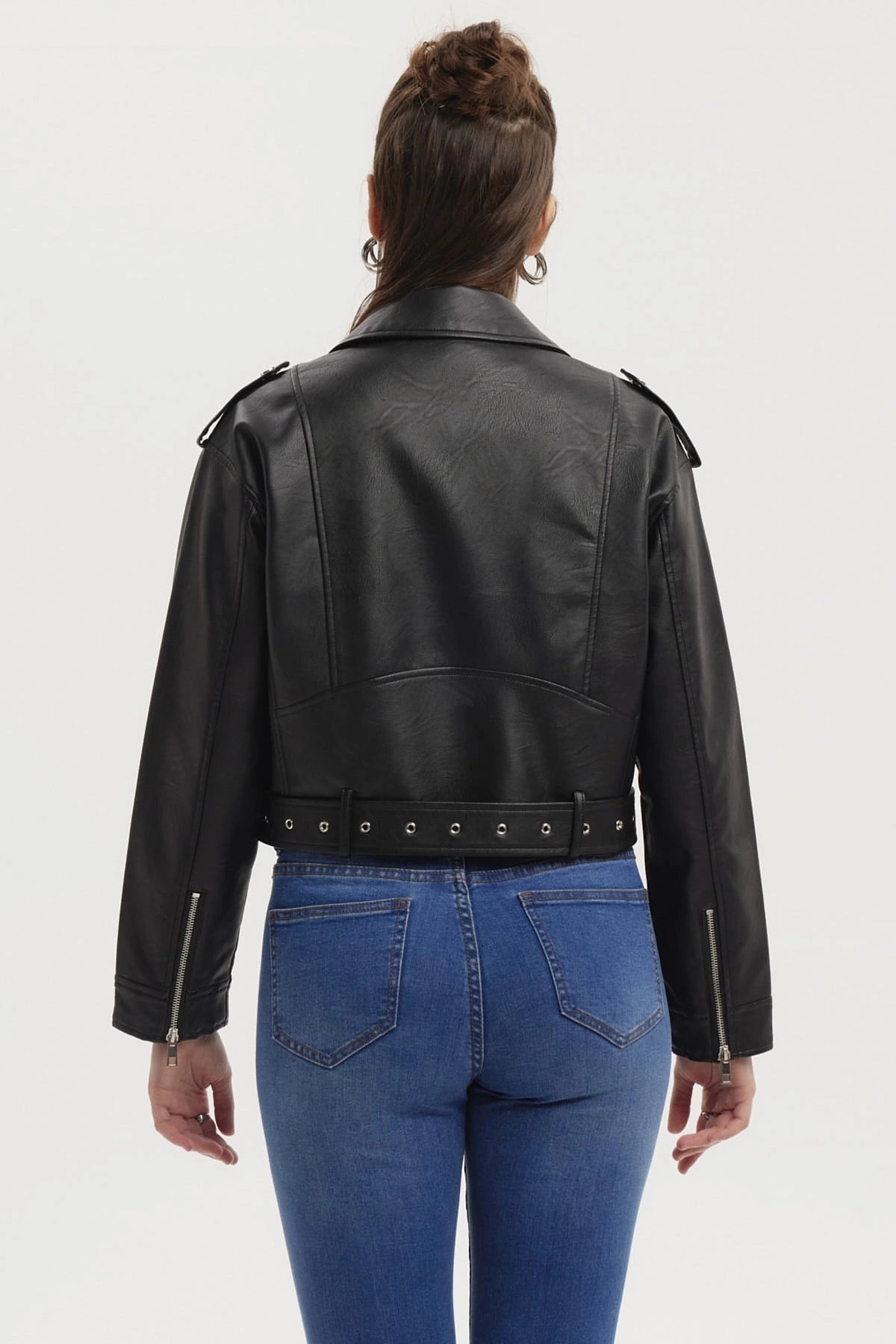 Chaqueta Mujer Biker Negro
