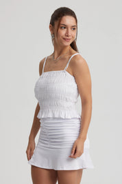 Peto Mujer Pabilo Panal Blanco