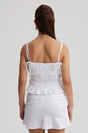 Peto Mujer Pabilo Panal Blanco