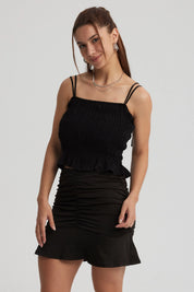 Peto Mujer Pabilo Panal Negro