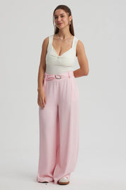 Polera Mujer Escote Corazón Beige