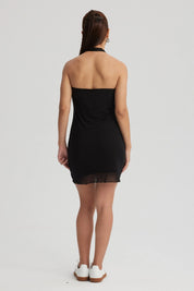 Vestido Mujer Corto Negro
