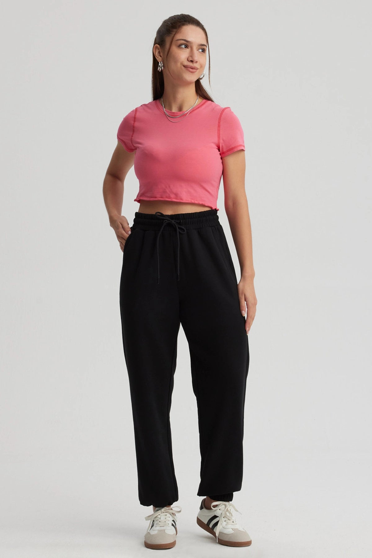 Pantalón Buzo Mujer Jogger Negro