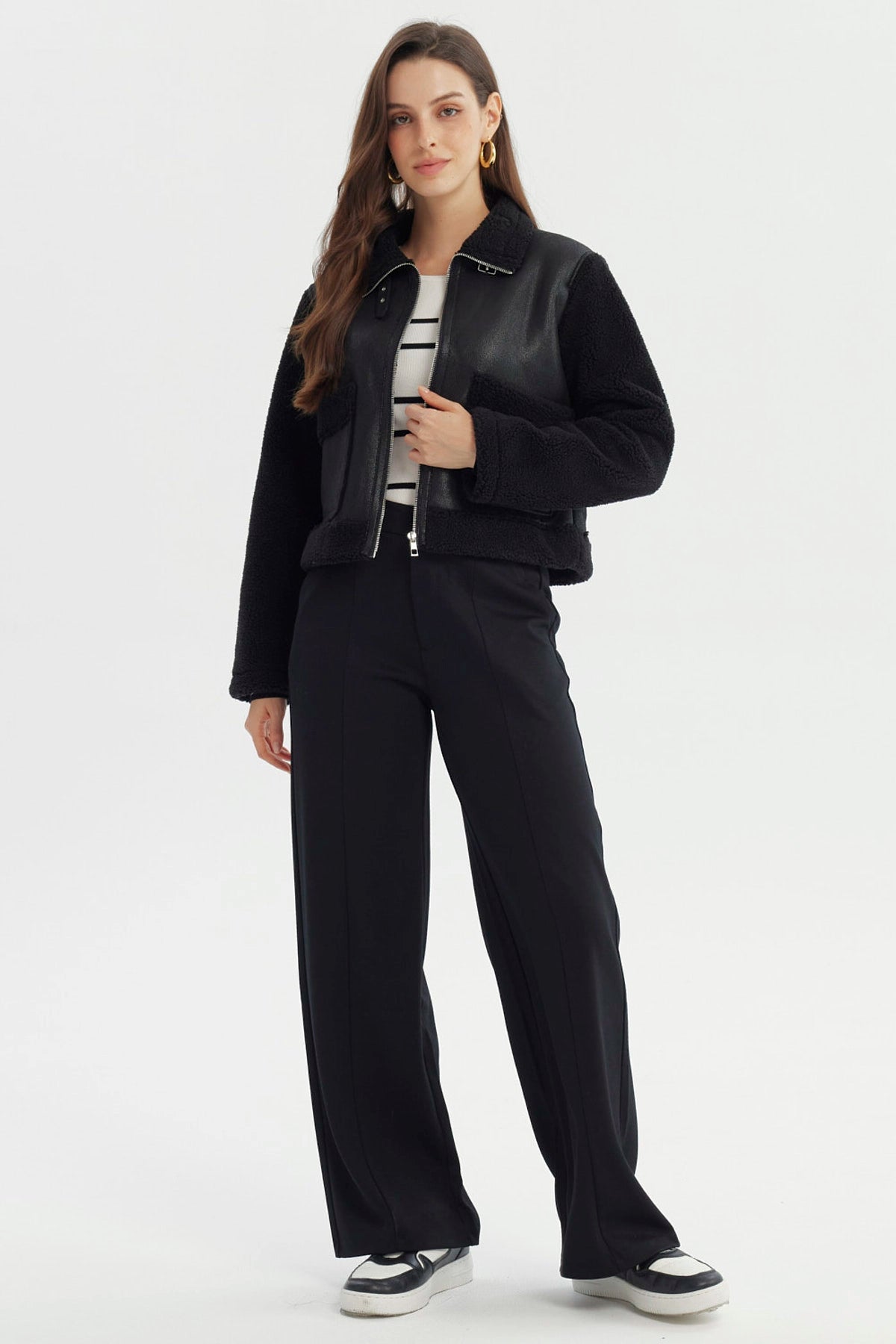 Chaqueta Mujer Bonded Negro