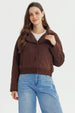 Chaqueta Mujer Estilo Polar Chocolate