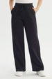 Pantalón Buzo Mujer Wide Leg Negro