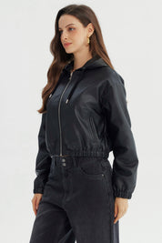 Chaqueta Mujer Regular Negro