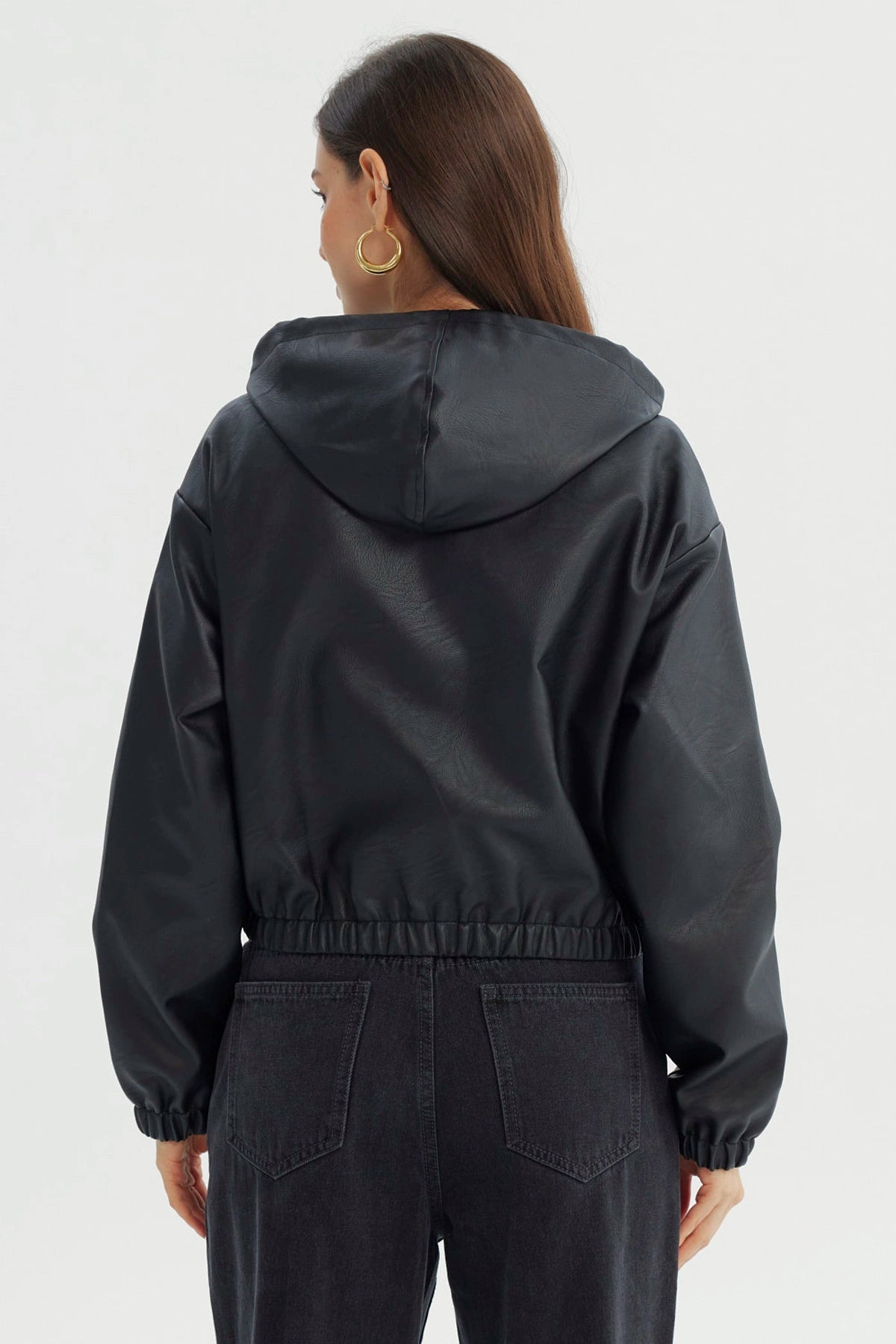 Chaqueta Mujer Regular Negro