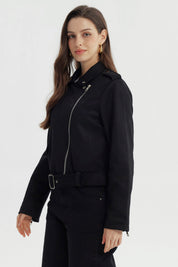 Chaqueta Mujer Regular Negro