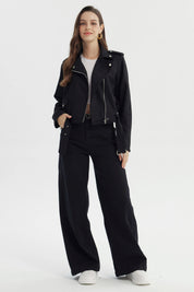 Chaqueta Mujer Regular Negro