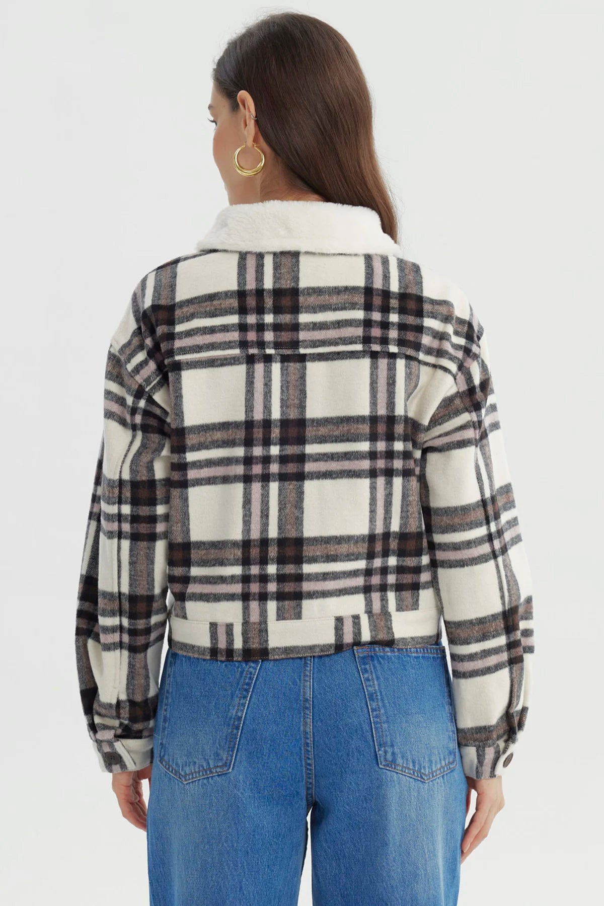 Chaqueta Mujer Slim Gris