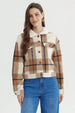 Chaqueta Mujer Slim Beige