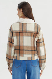 Chaqueta Mujer Slim Beige