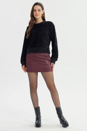 Sweater Mujer Regular Negro