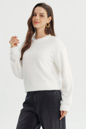 Sweater Mujer Regular Crudo