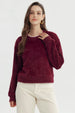 Sweater Mujer Regular Burdeo