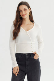 Sweater Mujer Slim Crudo