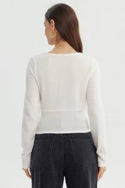 Sweater Mujer Slim Crudo