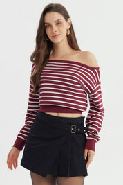 Sweater Mujer Classic Burdeo