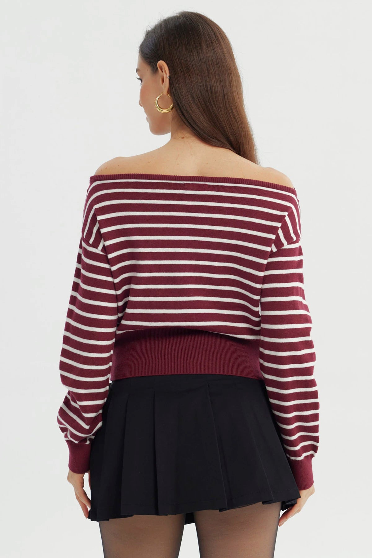 Sweater Mujer Classic Burdeo