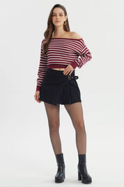 Sweater Mujer Classic Burdeo