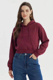 Polerón Mujer Regular Burdeo