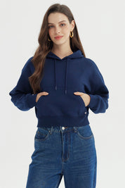 Polerón Mujer Regular Azul